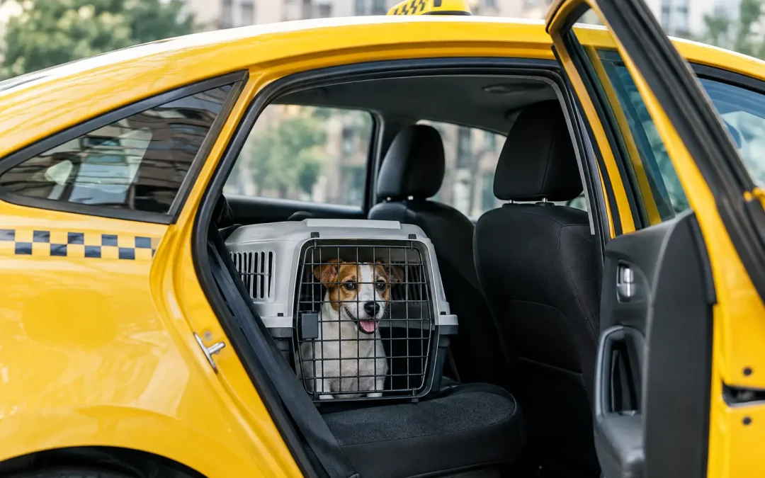 Kutya szállítása taxiban hordozóban biztonságosan