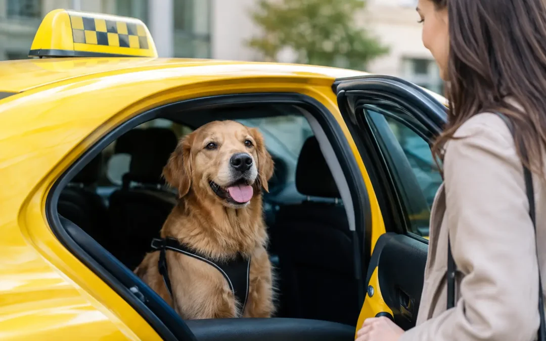 Vihetek kutyát a taxiban? Így készülj fel